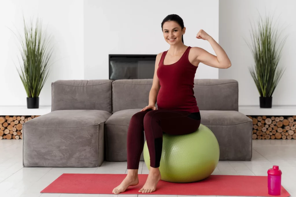 Pregnancy exercise ball