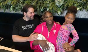 SERENA WILLIAMS AND ALEXIS, WILLIAMS AND ALEXIS OHANIAN, serena williams second baby, HEALTHY MAMA
